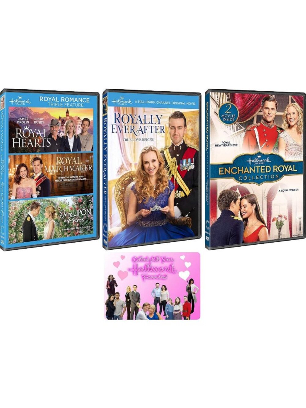 6 Royal Romance Movies Collection + Bonus Art Card - Heartwarming Love Stories